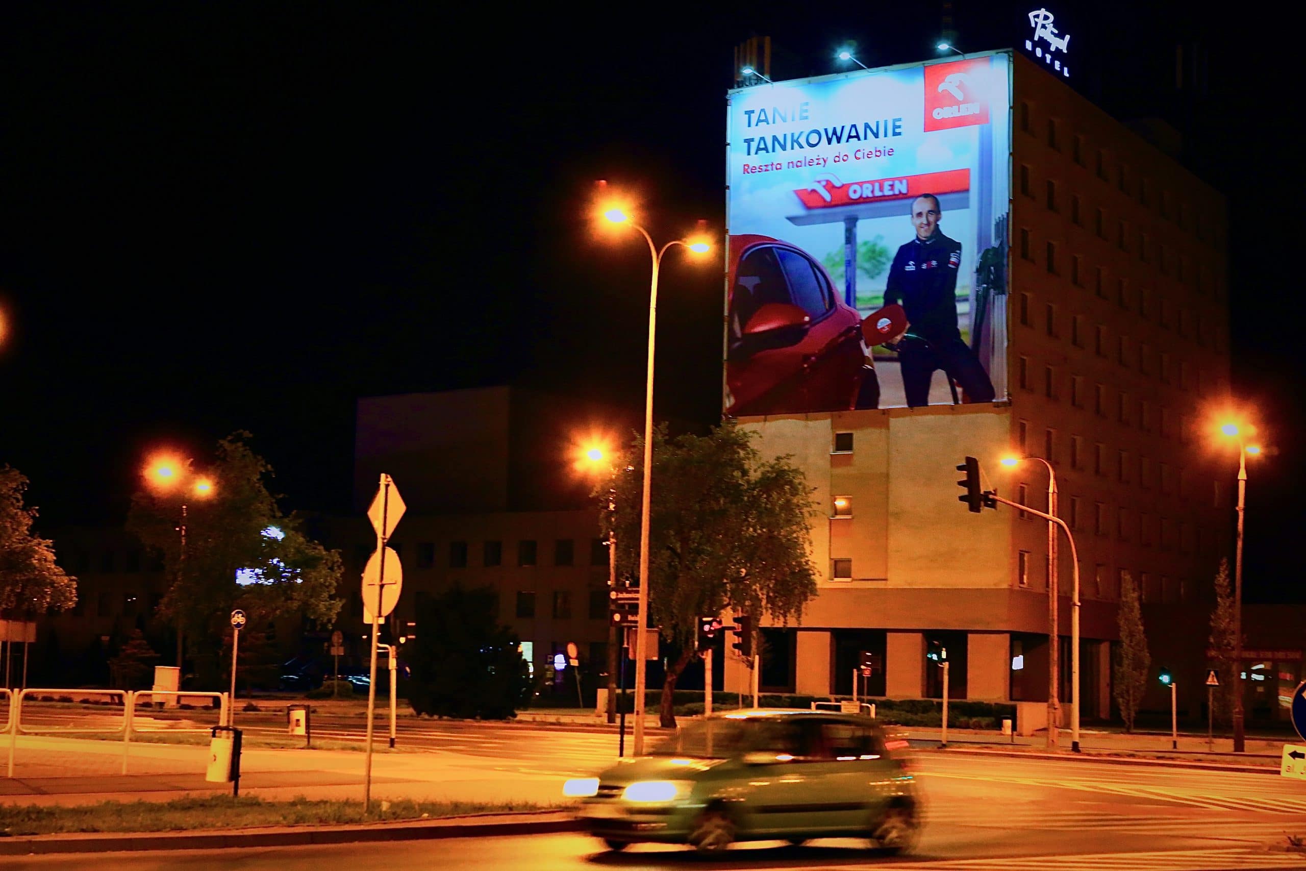 Reklama Wielkoformatowa dla Orlen w Płocku