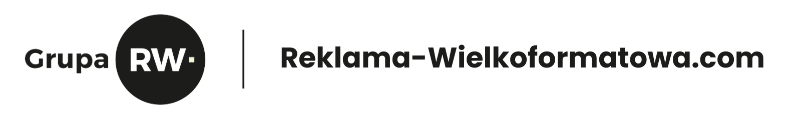 Logo Grupa RW Reklama Wielkoformatowa