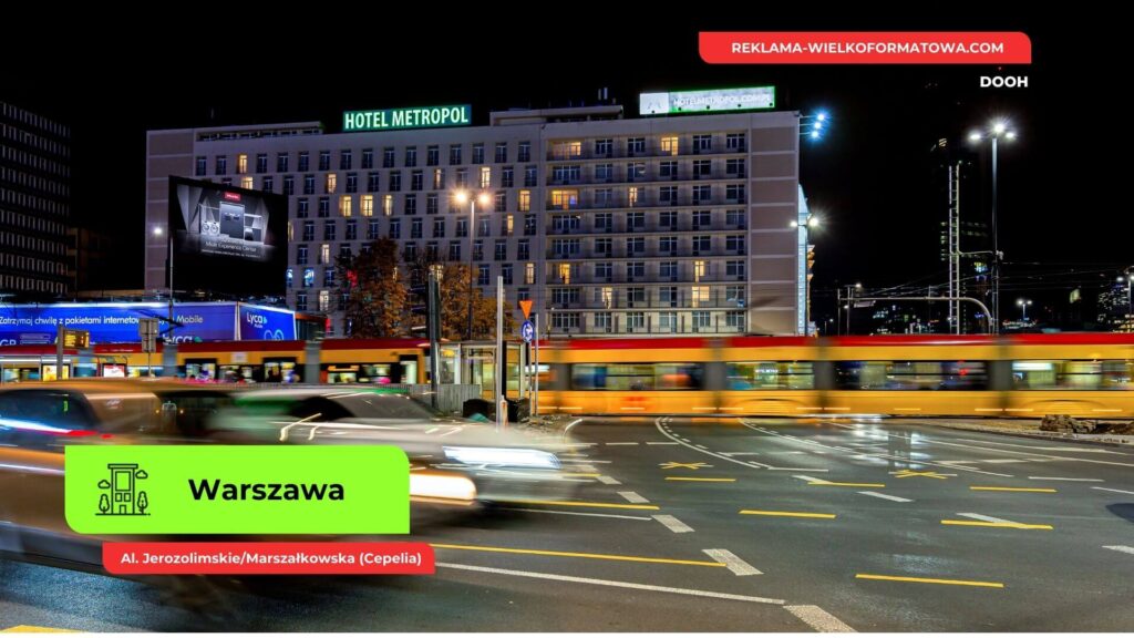 Digital reklama Miele w Warszawie, DOOH