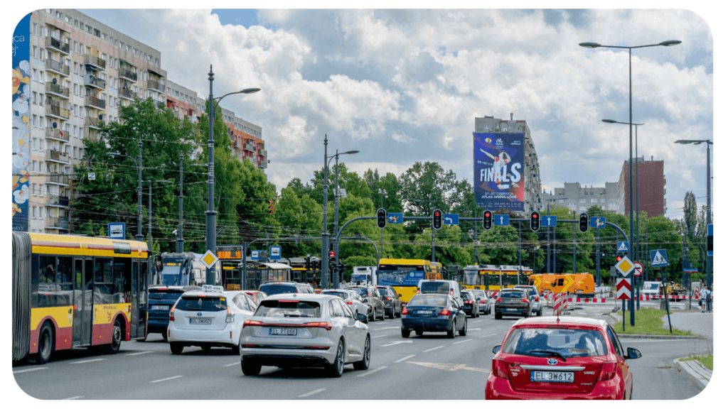 Polski Związek Piłki Siatkowej, reklama wielkoformatowa, Łódź