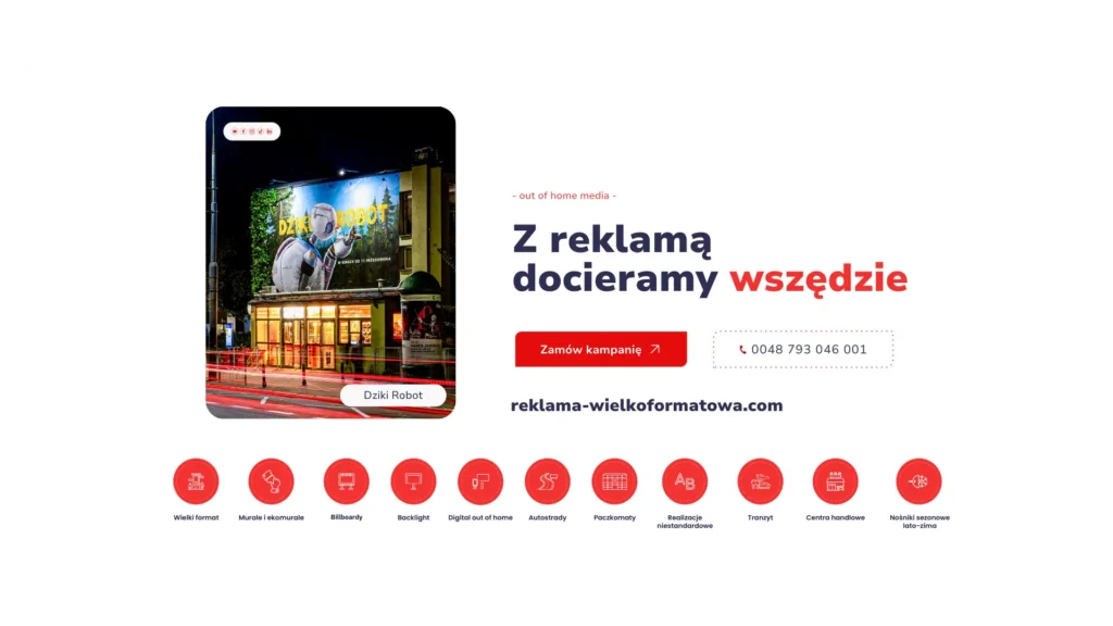 Kampanie outdoorowe w całej Polsce