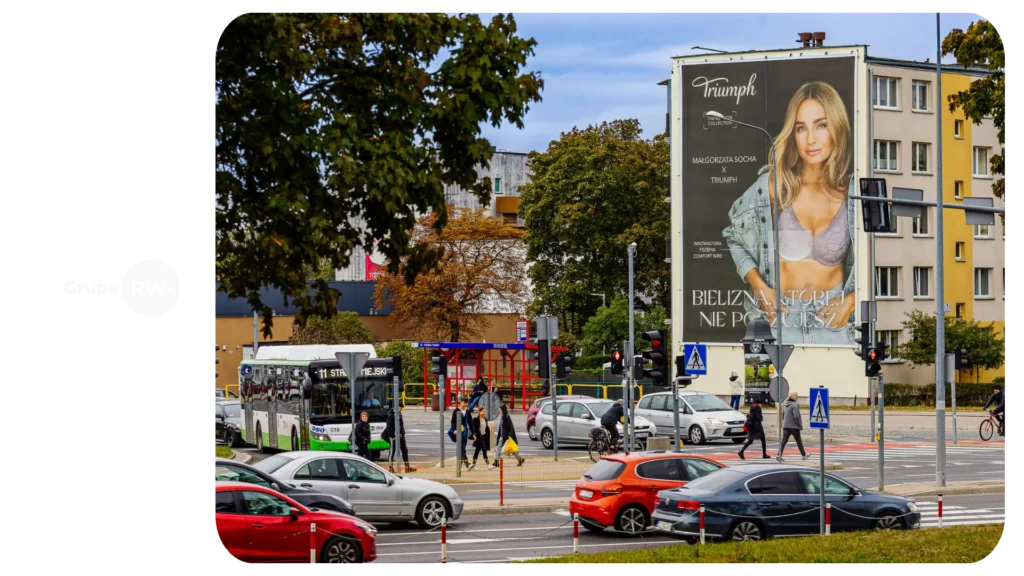 Kampania reklamowa Triumph w przestrzeni miejskiej, Białystok