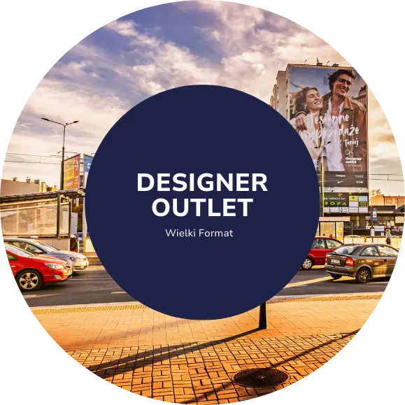 Wielkoformatowa reklama Designer Outlet w Sosnowcu - GRUPA RW